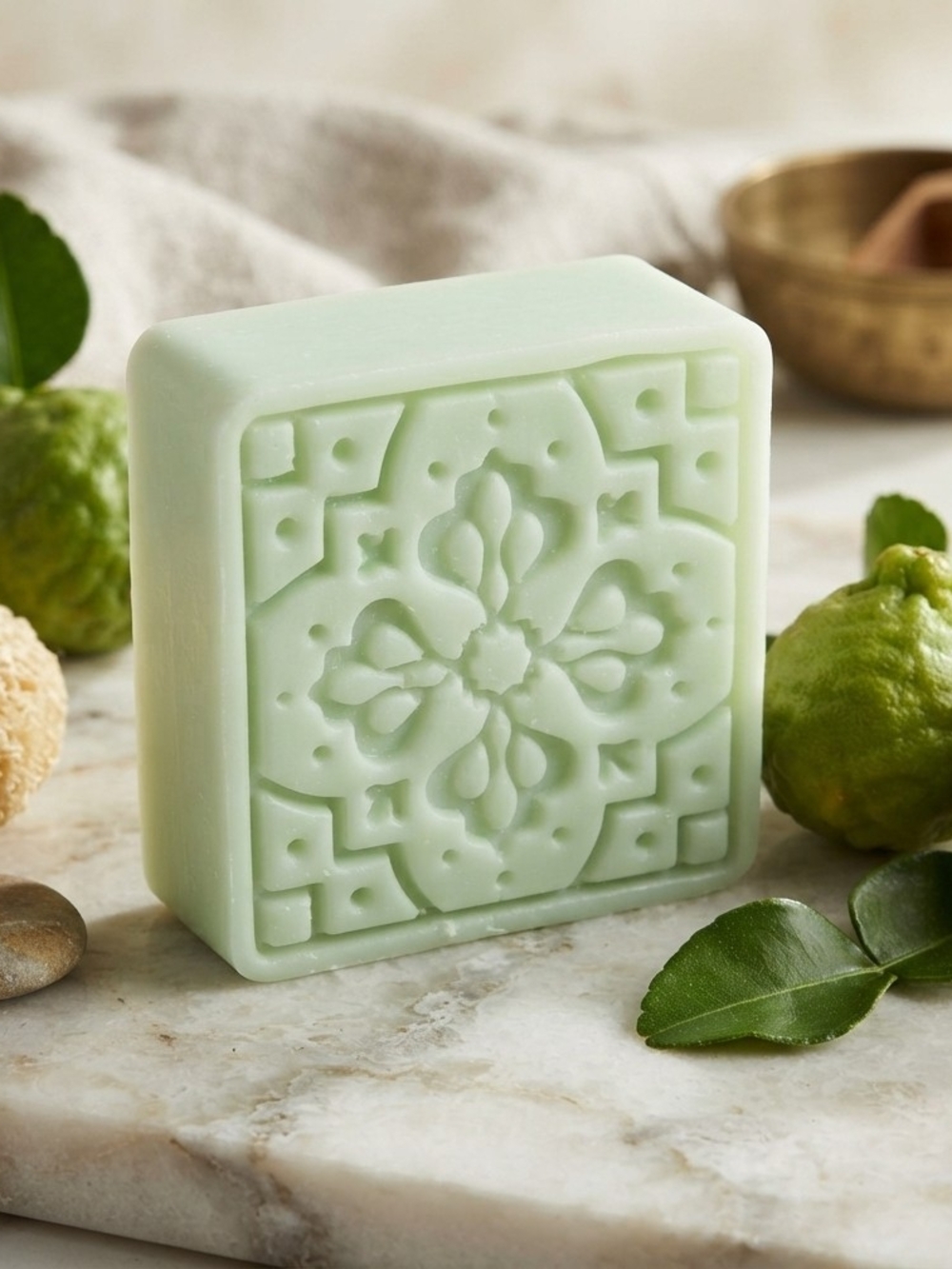 Handcrafted 4 Oz.Bergamot Goats Milk Decorative Soap - Premium Home Accents